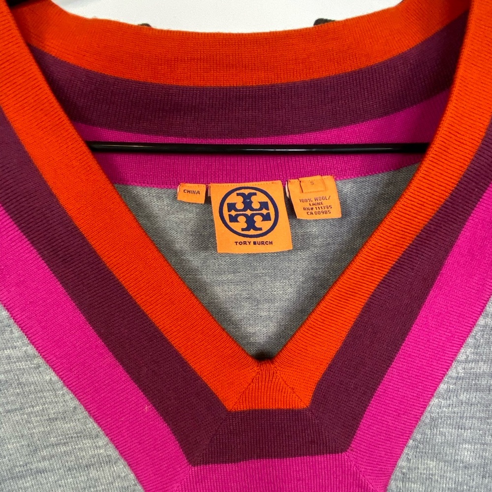 Tory Burch V-Neck Sweater - Picture 4 of 4